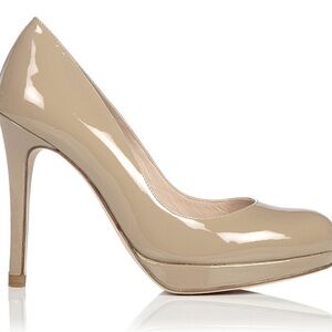 LK Bennett Beige Patent Leather Pumps